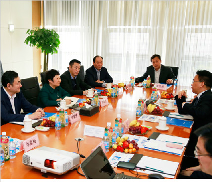 北京市工商联党组书记郑默杰一行莅临ok138cn太阳集团创建考察调研