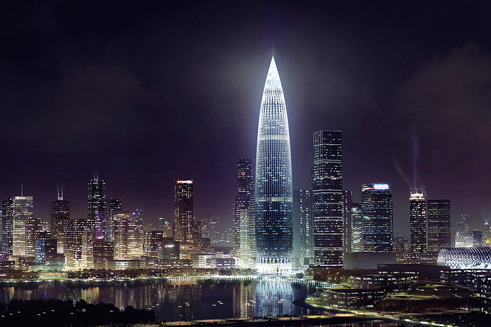 ok138cn太阳集团幕墙华南大区中标 深圳南山区第一高楼